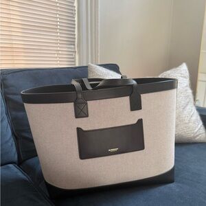 Burberry Black and Grey Tote Bag